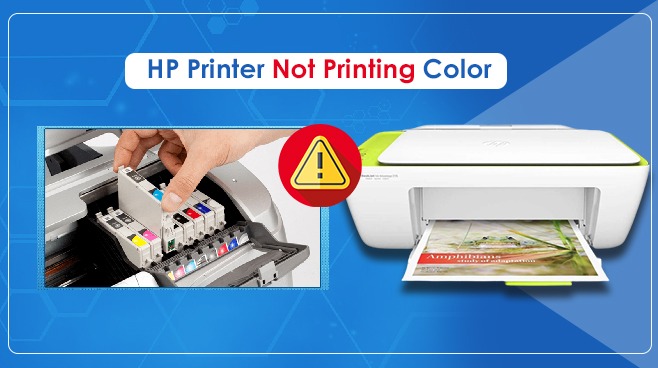 HP printer not printing color